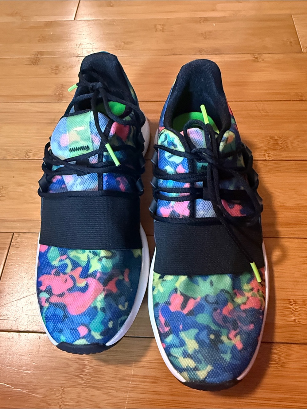 Under Armour Multicolor Athletic Sneakers with Black Strap